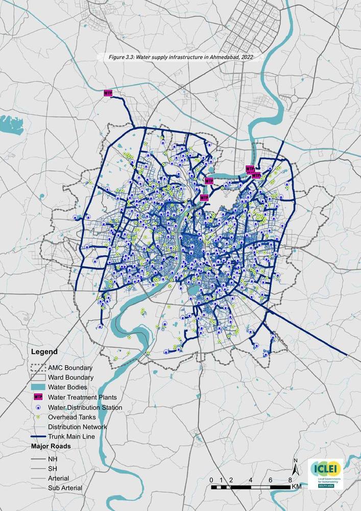 Water supply infrastructure, 2022. Sources, treatment, the distribution network.