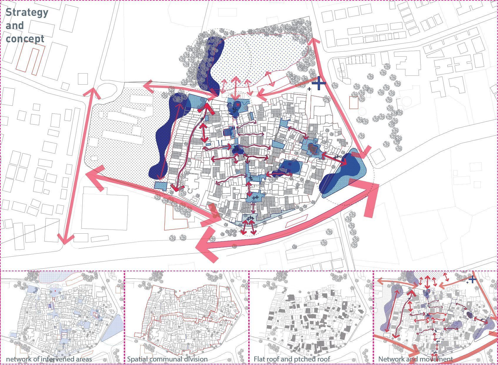 Attachments overlaid against community boundaries to locate the pockets of overlap.