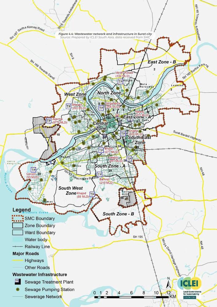 Wastewater network and infrastructure. Sewage treatment plants, pumping stations and the sewer network.